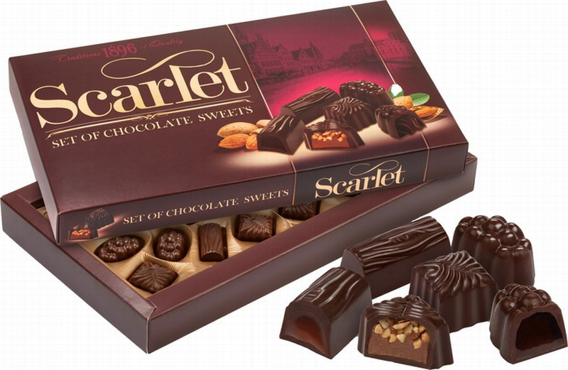 Konfekšu kaste Scarlet 220g 1/8(25.02.26)Ukraina