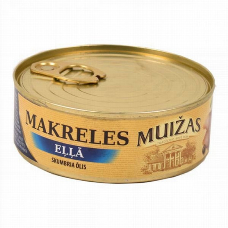 Skumbrija eļļā 240g Muižas (06.08.27)Latvija