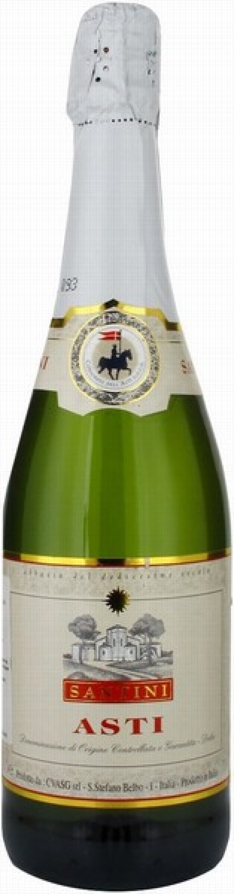 Dzirkstošais vīns Santini Asti Docg 7.5% 0.75L Itālija