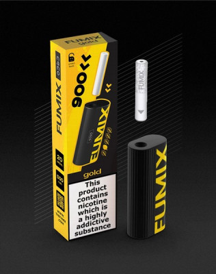 Elektroniskā cigarete vienreizlietojamā FUMIX NANO gold 2ml/2% 900 ieelpas