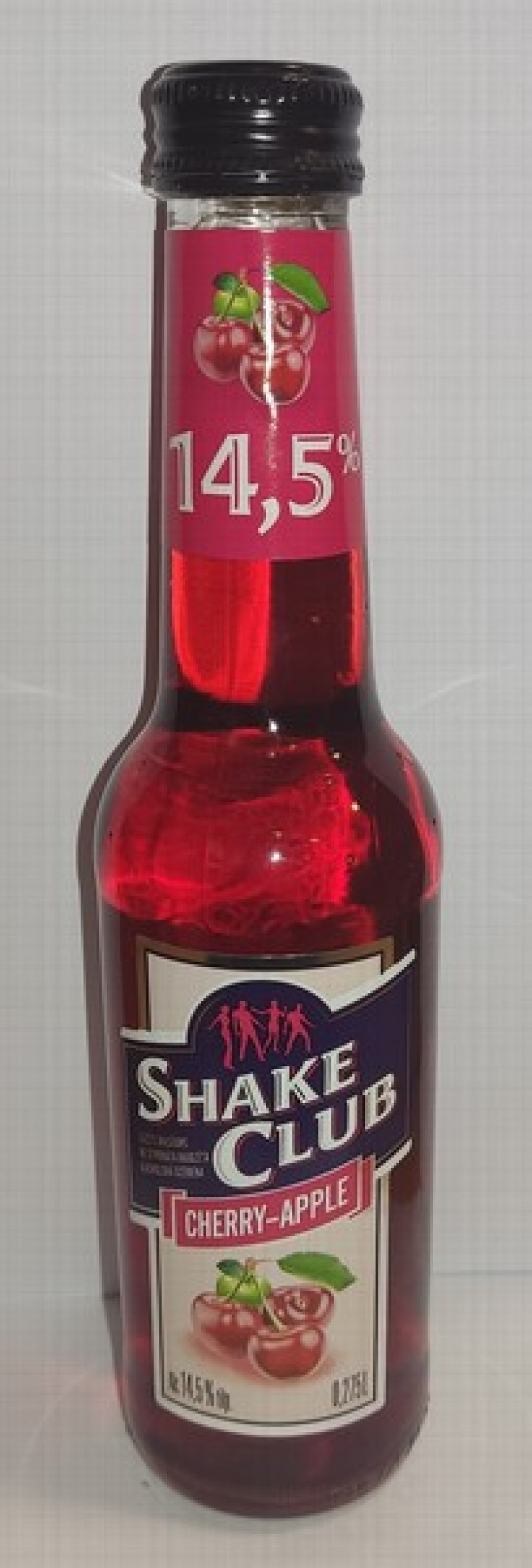 Kokteilis Shake Club ķirsis-ābols 0.275L 14.5% 1/12 DEPOZĪTA maksa 0.10 eiro Lietuva