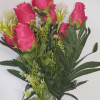 Mākslīgie ziedi Rožu pušķis art.6987