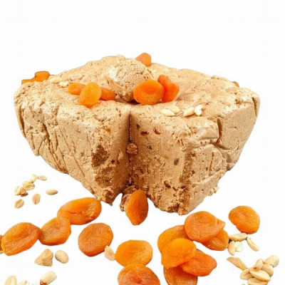 Halva Zemesriekstu ar aprikozēm 4kg (20.04.26) (daudzumu norādīt kilogramos,pilnas kastes) Latvija