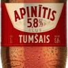 Alus Aldara Apinītis Tumšais 5.8% 1L  DEPOZĪTA maksa 0.10 eiro (06.01.26)