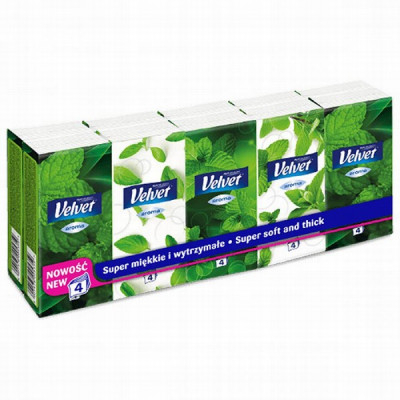 Kabatlakatiņi Velvet Eukalipt 1*10gb Polija