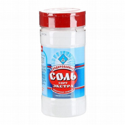 Sāls ar jodu Ekstra 0.5kg 1/10 (24.01.27)Krievija