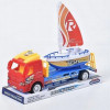 Rotaļlieta Auto ar laivu 28x12cm