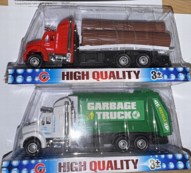 Rotaļlieta Auto kravas 17x6cm