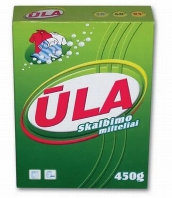Veļas mazgāšanas pulveris ŪLA 450g Lietuva 