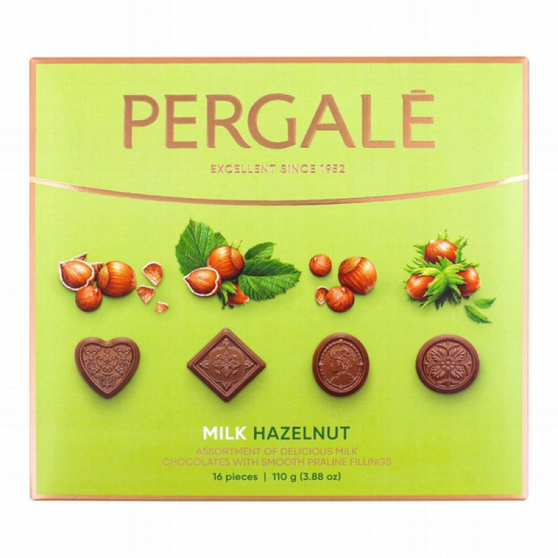 Konfekšu kaste Pergale hazelnut 111g(12.10.26)Lietuva