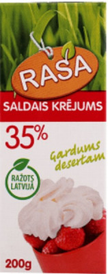 Saldais krējums Rasa 35% 0.2L (26.01.26)Latvija