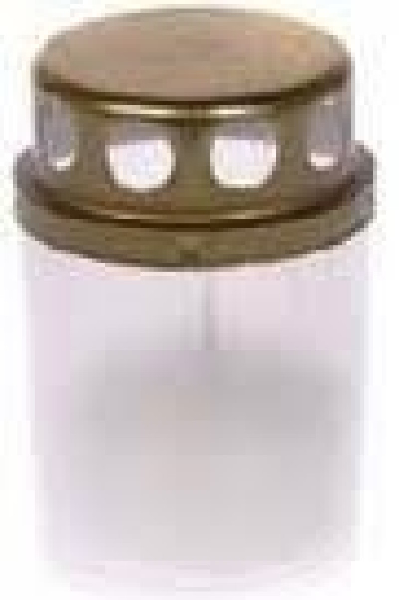 Svece kapu ar vāciņu balta