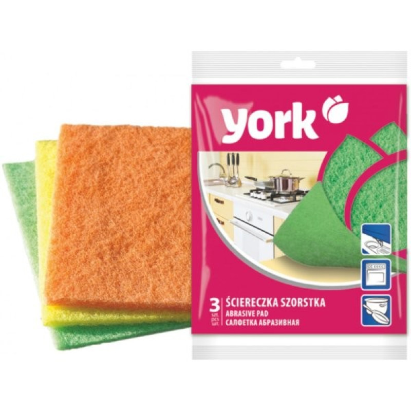 Lupatiņas traukiem abrazīvas York 3gb
