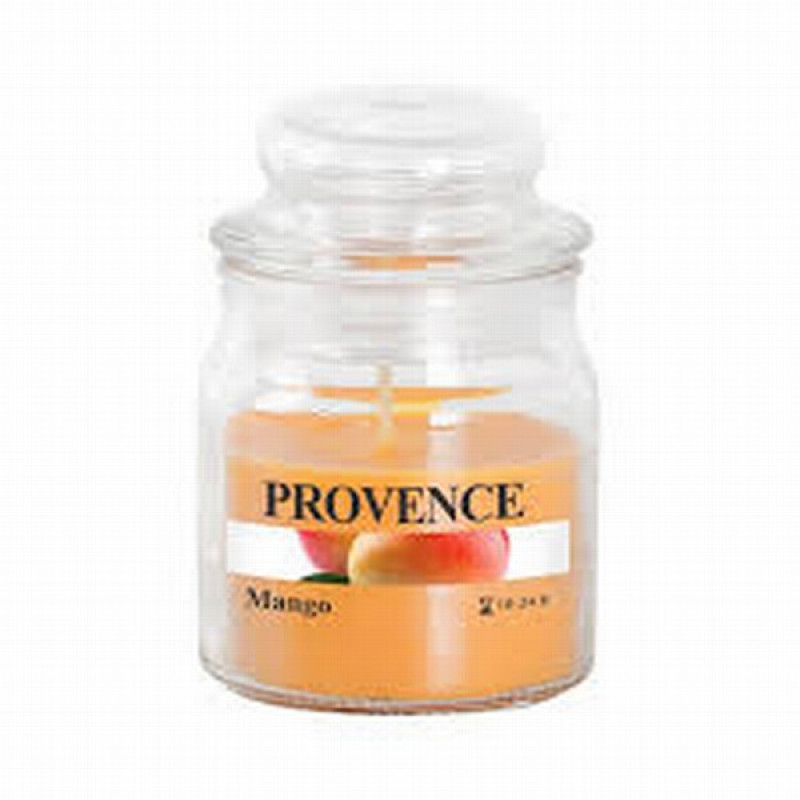 Svece aromātiska Mango stiklā 9cm 1/6 Slovēnija