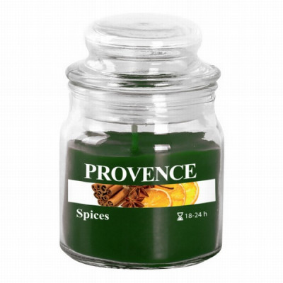 Svece aromātiska Garšvielas stiklā 9cm 1/6 Slovēnija