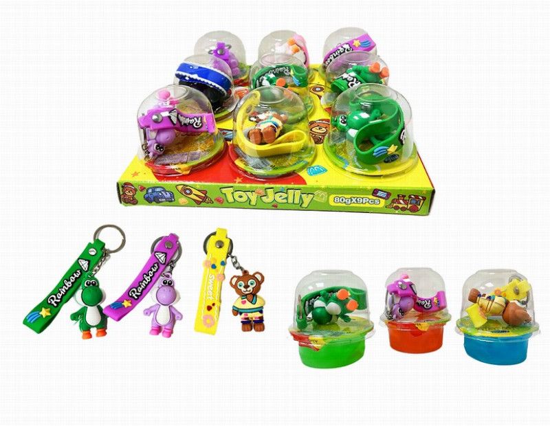 Želejkonfektes Toy jelly ar rotaļlietu 80g 1/9(18.06.28)ķīna