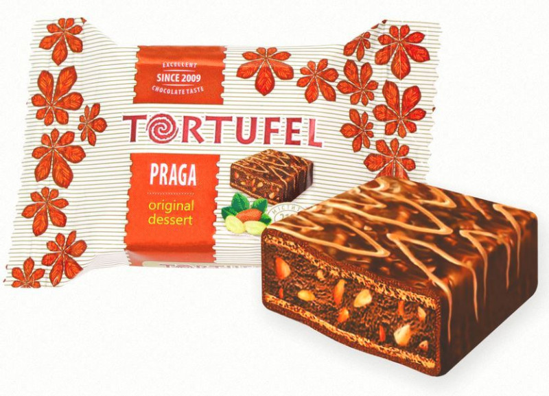 Šokolādes konfektes Tortufel PRAGA 1.5kg(04.06.26) Ukraina