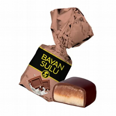 Konfektes šokolādes BajanSulu Slivki&šokolad 1kg1/5(07.10.26)Kazahstāna