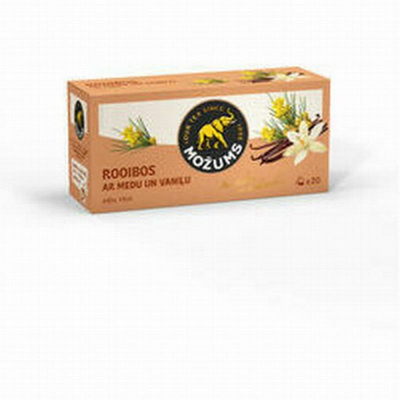 Tēja Možums Rooibos medus,vaniļa 20*2g(12.27) Ķīna