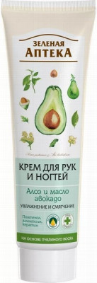 Roku krēms Zeļjonaja Apteka alveja un avokādo eļļa 100ml(31.10.27)