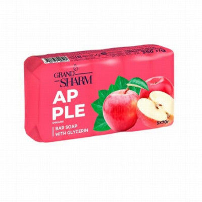 Grand Šarm Tualetes ziepes Ābolu sapņi 70g.( 21.03.28.) 1/25