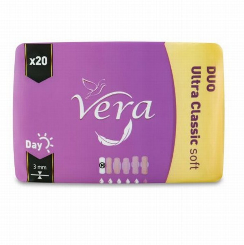 Vera Siev.higiēn.paketes Duo Ultra Classic Soft 20g. (28.02.27) 1/24