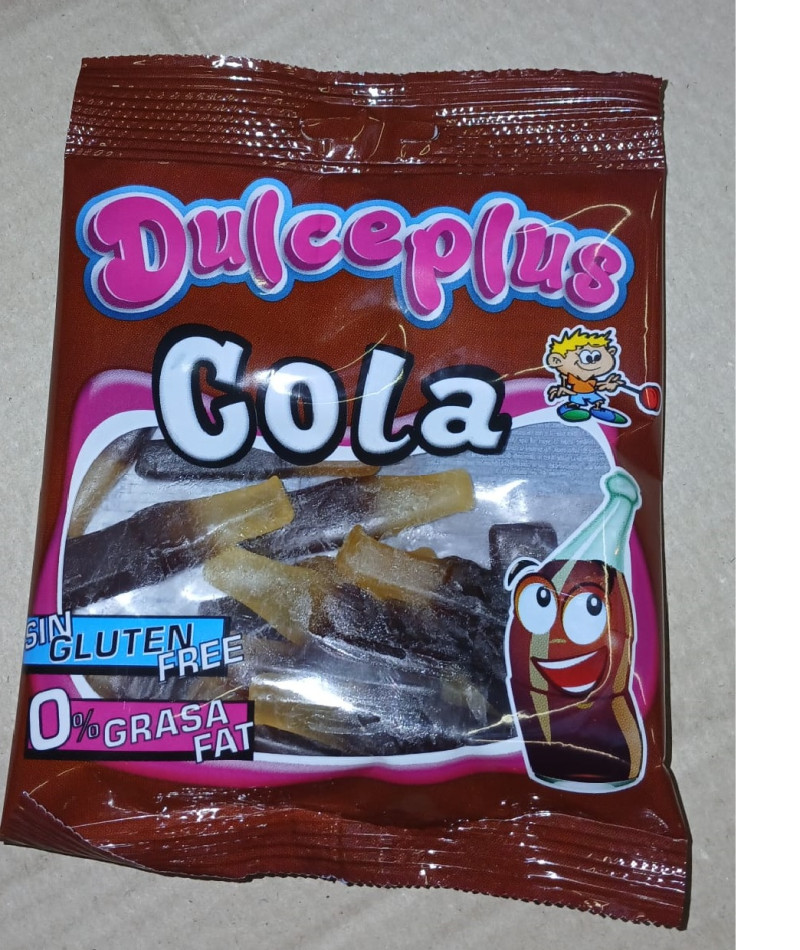Želejkonfektes Dulceplus Jelly Cola Bottle 100gr 1/12 (07.10.27) Spānija