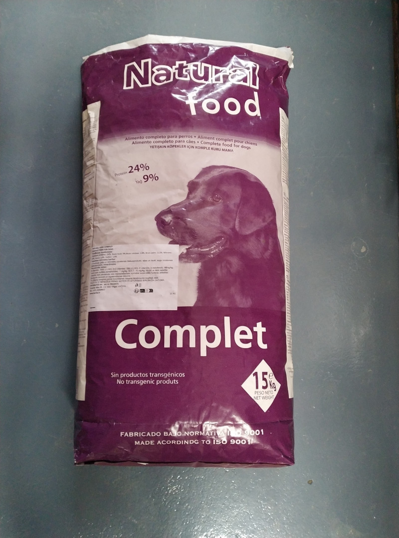 Sausā barība suņiem Complet Natural Food 15kg
