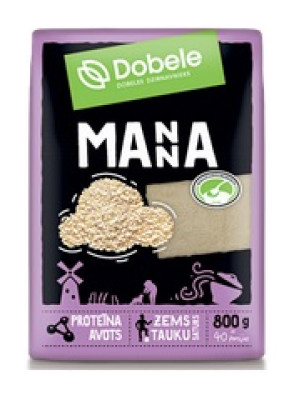 Manna 800g Dobeles dzirnavnieks, celofānā (04.08.26) Latvija