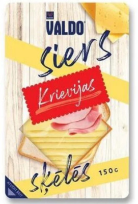 Siers Krievijas šķēlēs 150g 45% VALDO (03.07.26) Eiropas Savienība