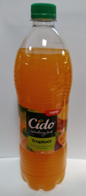Sulas dzēriens Tropical (tropiskie augļi) Cido 1L PET DEPOZĪTS 0.10eur (28.11.26) Latvija