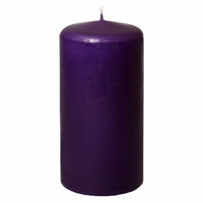 Svece Diana 5*10cm tumši lillā