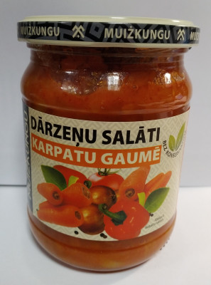 Muižkungu dārzeņu salāti karpatu gaumē 460g 1/8 (13.10.28) Ukraina