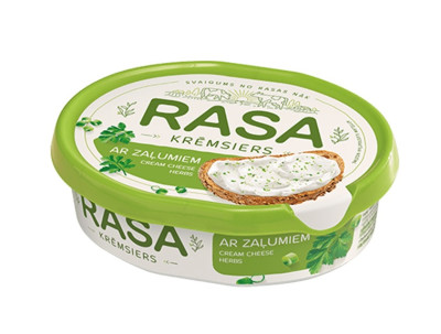 Krēmsiers Rasa ar zaļumiem 180g 1/9 (01.08.26.) Latvija