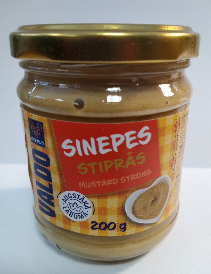 Stiprās sinepes Valdo 200g (26.07.26) Ukraina