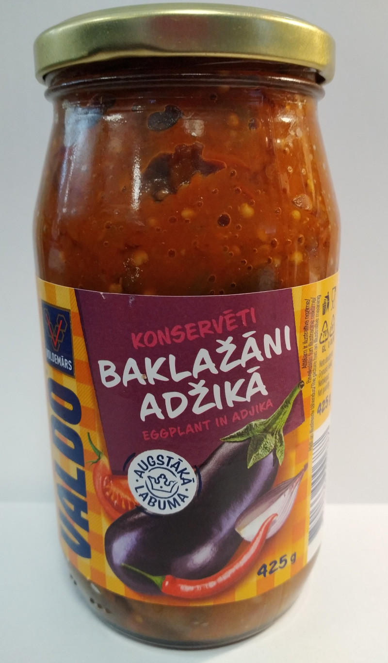 Baklažāni adžikā Valdo 425g (21.09.28) Ukraina