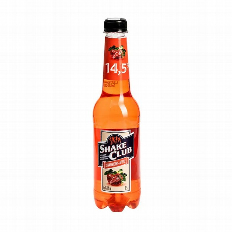 Kokteilis SHAKE CLUB zemene-ābols 0,275L 14% DEPOZĪTS 0.10eur Lietuva