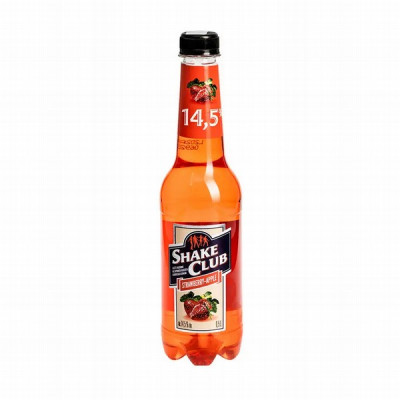 Kokteilis SHAKE CLUB zemene-ābols 0,275L 14% DEPOZĪTS 0.10eur Lietuva