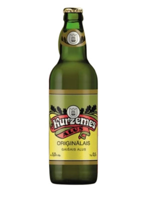 Alus Cēsu Kurzemes oriģinālais 5% 0,5L 1/20 DEPOZĪTS 0.10eur (18.10.26) Latvija