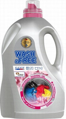 Veļas mazgāšanas līdzeklis šķidrs universāls Pro Wash Orhidejas maģija 5L (17.02.2029) Ukraina