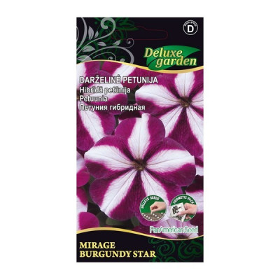 Sēklas Dārza Petunija BURGUNDY STAR 