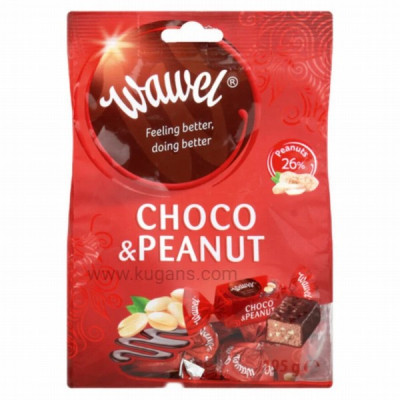 Konfektes WAWEL Choco&Peanut 195g (08.26)