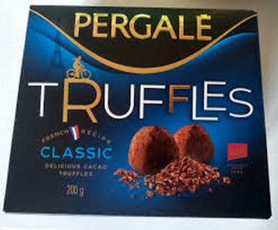 Konfektes kastē Pergale Trifeles oriģinālās 200g (28.07.27) Francija