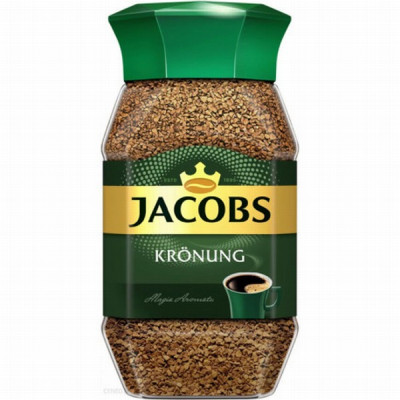 Šķīstošā kafija Jacobs Krönung 200g 1/6 (11.02.28) Nīderlande  