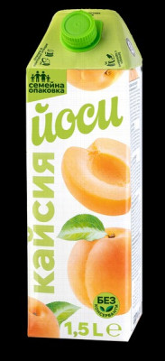 Sula Yoocy Aprikožu augļu dzēriens 12% 1,5L  1/8 (15.07.27) Bulgārija