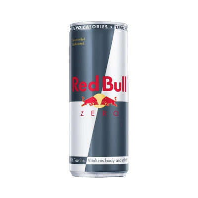 Enerģijas dzēriens Red Bull Zero 0.25L DEPOZĪTS 0.10eur 1/24 (05.02.27) Austrija