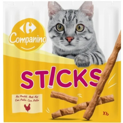 Gardumi kaķiem rullīši ar vistu Companino 30g (6x5g) (06.08.26) Lihtenšteina