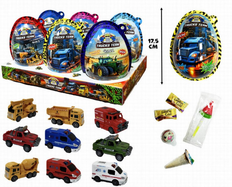 Ola ar pārsteigumu XXL TRUCK TOY 4IN1 1/6 (04.12.28) Ķīna