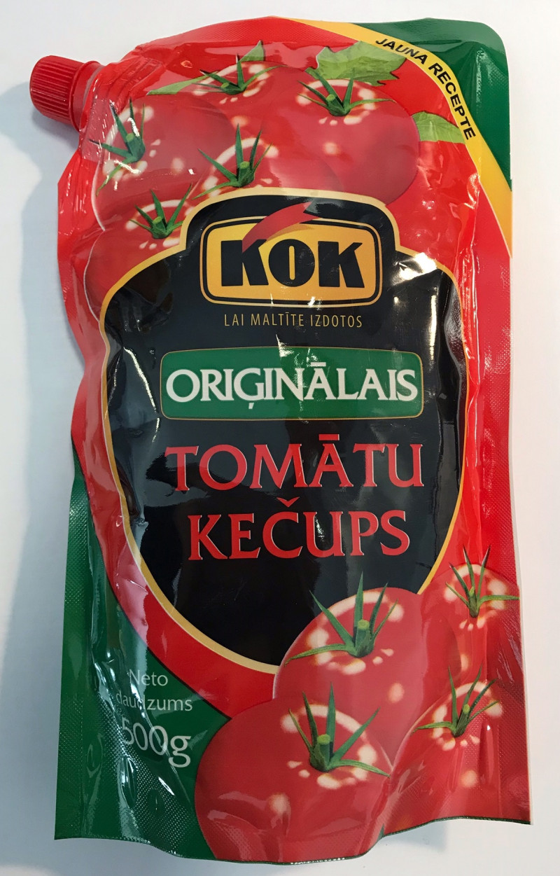 Kečups KOK oriģinālais 500g (stāvpaka) (03.11.26) Latvija