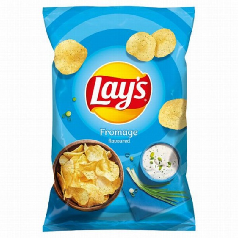 Čipsi Lay's ar krējuma un zaļo lociņu garšu 130g (16.08.26) Polija